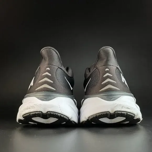 Hoka One One Clifton 8 Womens Size 9 B Black White Athletic Shoe Running Sneaker - Picture 3 of 9